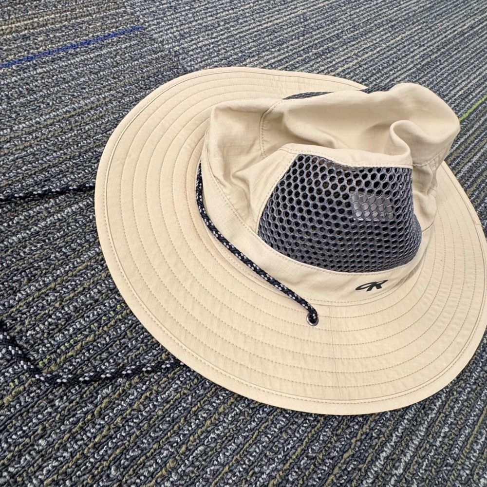Outdoor Research Sun Hat Mens L/XL Tan Excellent Mesh Vent Wide Brim 74473